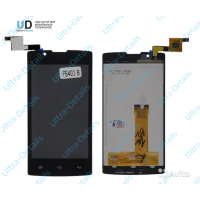 Дисплей для Fly FS401 (Stratus 1) в сборе с тачскрином (черный)