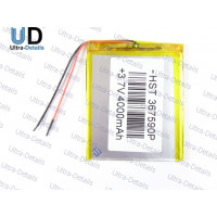 Аккумулятор универсальный 367590 3,7v Li-Pol 4000 mAh (3.6*75*90 mm)