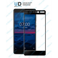 Защитное стекло 5D Nokia 7 черный