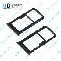 SIM Лоток для Huawei Honor 7X (BND-L21) черный SIM Лоток для Huawei Honor 7X (BND-L21) черный