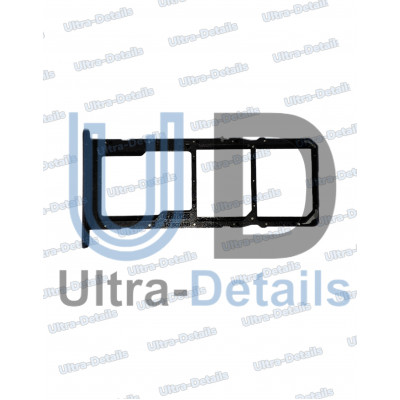 Лоток SIM для Huawei Honor 10X Lite черный