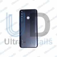 Задняя крышка для Huawei Honor 8C (BKK-AL10) со стеклом камеры (черный)