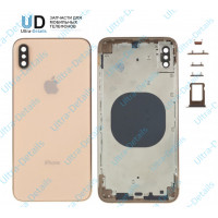 Корпус для iPhone Xs золотой Premium Корпус для iPhone Xs золотой Premium