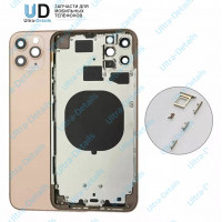 Корпус для iPhone 11 Pro Max (золотой) Premium Корпус для iPhone 11 Pro Max (золотой) Premium