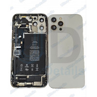 Корпус для iPhone 12 Pro Max со шлейфами и АКБ в сборе Премиум (белый) Корпус для iPhone 12 Pro Max со шлейфами и АКБ в сборе Премиум (белый)