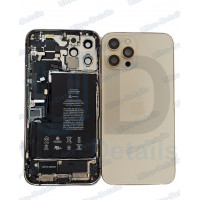 Корпус для iPhone 12 Pro Max в сборе со шлейфами и АКБ Премиум (золотой) Корпус для iPhone 12 Pro Max в сборе со шлейфами и АКБ Премиум (золотой)