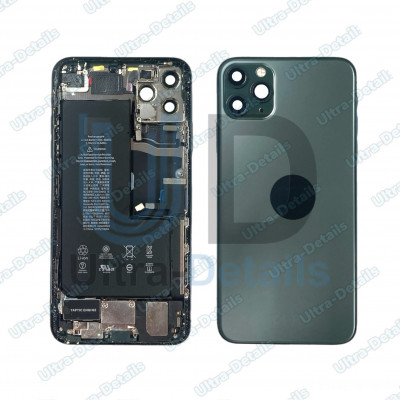 Корпус для iPhone 11 Pro Max в сборе со  шлейфами и АКБ  Премиум (зеленый)
