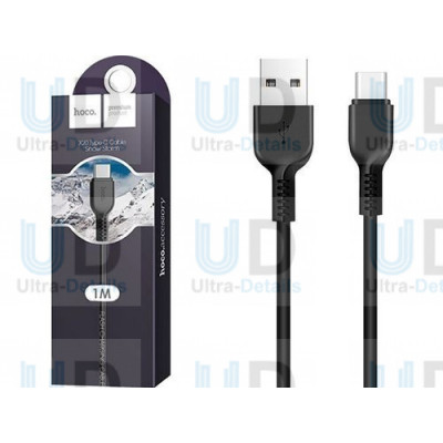 Кабель HOCO X20 для USB-A to iPhone Lightning, 2,4A, длина 1,0м (черный)