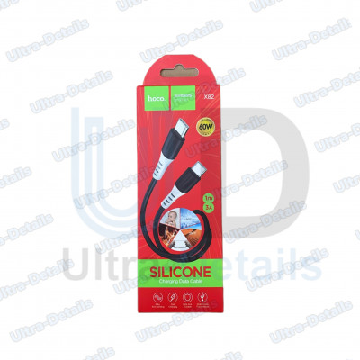 Кабель USB-C HOCO X82, Type-C - Type-C, 60W, 1 м, черный