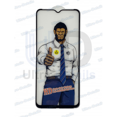 Защитное стекло (i9/W6) для Oppo F15/F17/A73/A91/RENO 3/Vivo Y73/Y73S/Y70/Y71T/Y73/Y73S/Y75 4G/V20/V20SE/V21/V21 5G/V21E/V23E/V23E 5G/S10E/T1 Pro 5G полное покрытие черный OG Антистатик