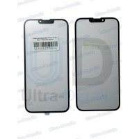 Стекло для переклейки iPhone 13 Pro Max/ iPhone 14 Plus в сборе OCA черный