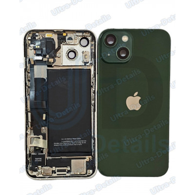 Корпус для iPhone 13 в сборе со  шлейфами и АКБ  Премиум (зеленый)