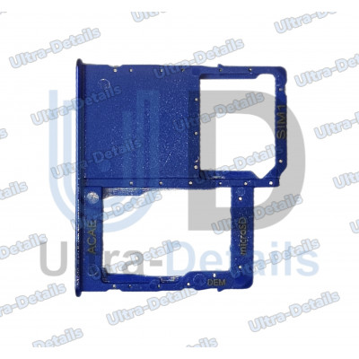Sim Лоток для Samsung A315 (A31) синий