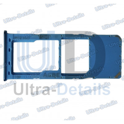 Sim Лоток для Samsung A325 (A32) голубой