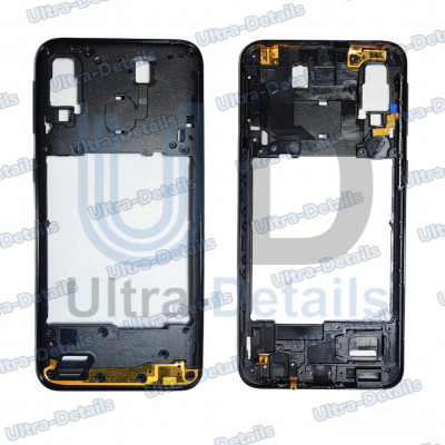 Средняя часть для Samsung A405F (A40) черный Оригинал Средняя часть для Samsung A405F (A40) черный Оригинал