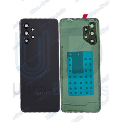 Задняя крышка для Samsung A325F (A32) со стеклом камеры черный Задняя крышка для Samsung A325F (A32) со стеклом камеры черный