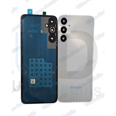 Задняя крышка для Samsung A057F (A05s) со стеклом камеры серебро