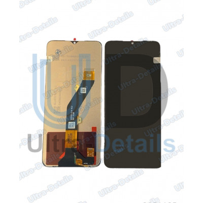 Дисплей для Infinix Hot 30i /Smart 7 Plus (X669D / X6517) / Tecno Pop 7 (BF6) /  Itel S23 (S665LN) в сборе с тачскрином (черный) Оригинал