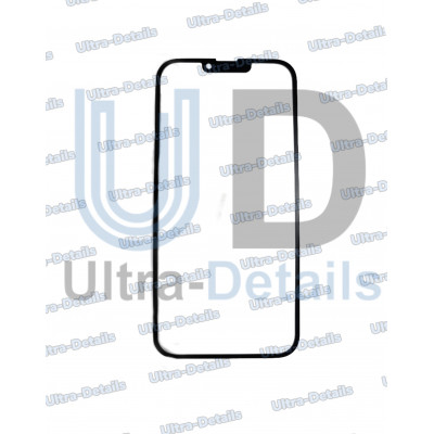 Стекло для переклейки iPhone 14 Plus / iPhone 13 Pro Max в сборе OCA черный