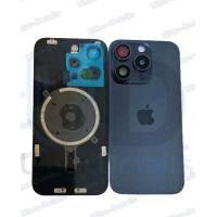 Задняя крышка для iPhone 15 Pro Синий Титан (со стеклом камеры) Оригинал