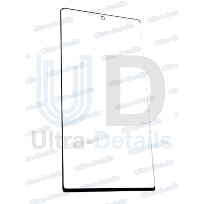 Стекло для переклейки с OCA для Samsung N975F (Note 10+) черный