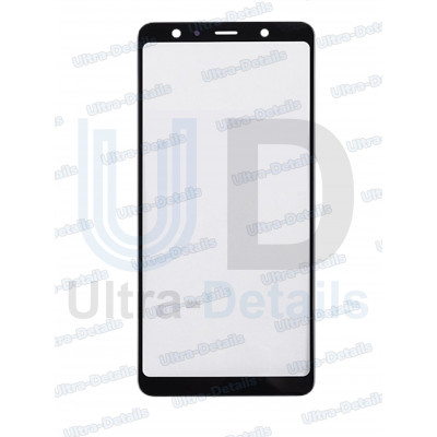 Стекло для переклейки с OCA для Samsung A750F (A7 2018) черный