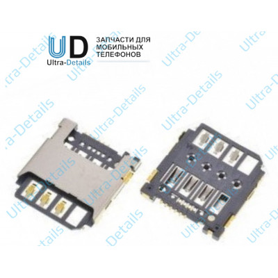 Коннектор SIM Samsung J120 Коннектор SIM Samsung J120