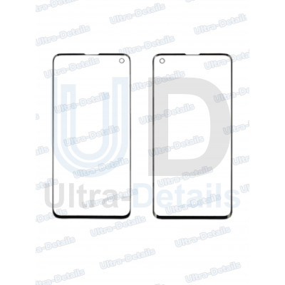 Стекло для переклейки с OCA для Samsung A215F (A21) черный