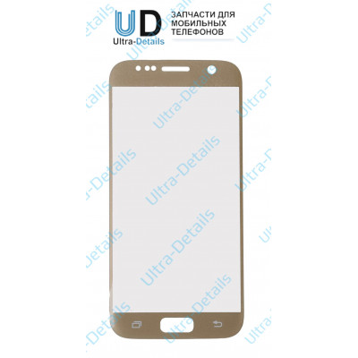 Стекло для переклейки Samsung G930 (S7) золотой