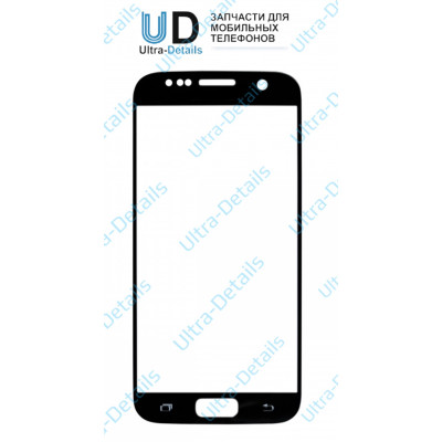 Стекло для переклейки Samsung S7 (G930) черный
