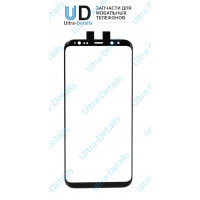 Стекло для переклейки Samsung G955F (S8+) (черный)