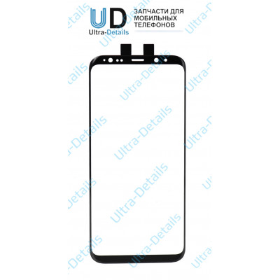 Стекло для переклейки Samsung G955F (S8+) (черный)