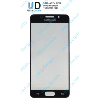 Стекло для переклейки Samsung A910F (A9 PRO) черный