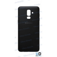 Задняя крышка Samsung J810F (J8 2018) со стеклом камеры (черный)