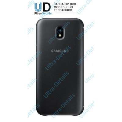 Задняя крышка Samsung J530F (J5 2017) со стеклом камеры (черный)