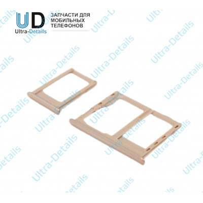 SIM Лоток Samsung J530F (J5 2017) золотой