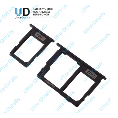 SIM Лоток Samsung J530F (J5 2017) черный