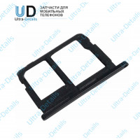 SIM Лоток Samsung G920F (S6 Duos) черный SIM Лоток Samsung G920F (S6 Duos) черный