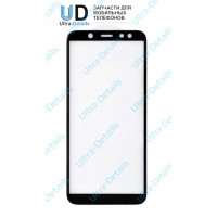 Стекло для переклейки Samsung A600F (A6 2018) черный Стекло для переклейки Samsung A600F (A6 2018) черный