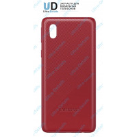 Задняя крышка для Samsung A013F (A01 Core) cо стеклом камеры (красный) Задняя крышка для Samsung A013F (A01 Core) cо стеклом камеры (красный)