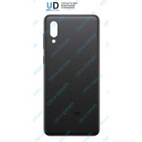 Задняя крышка для Samsung A022 (A02) со стеклом камеры (черный) Премиум Задняя крышка для Samsung A022 (A02) со стеклом камеры (черный) Премиум