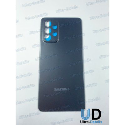 Задняя крышка для Samsung A525F (A52 4g/5G/A52s) (со стеклом камеры) черный