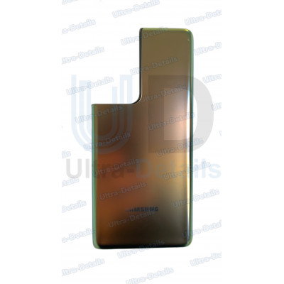Задняя крышка для Samsung G998B (S21 Ultra) серебро Premium