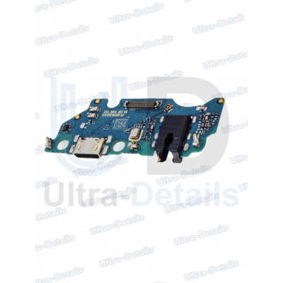 Шлейф/Плата на разъем зарядки/микрофон для Samsung A03 (A035F) (A03 core) плата системный разъем/разъем гарнитуры/микрофон