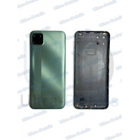 Задняя крышка для Realme C11 (RMX3231) со стеклом камеры (зеленый)