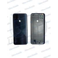 Задняя крышка для Realme C21 (RMX3201) со стеклом камеры (черный) Задняя крышка для Realme C21 (RMX3201) со стеклом камеры (черный)