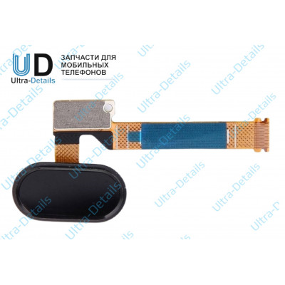 Шлейф Meizu MX5 pro кнопки Home (черный)