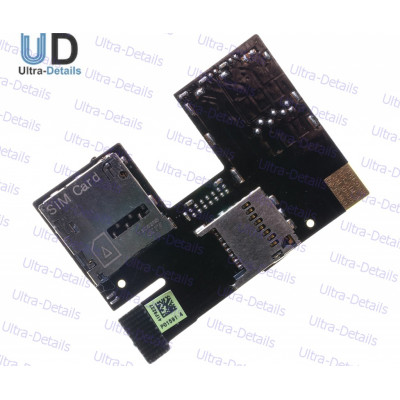 Шлейф HTC Desire 300/500 на разъем SIM/MMC