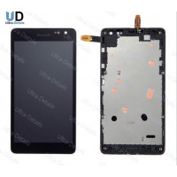 Дисплей для Microsoft 535 Dual (RM-1090) (2s) в сборе с тачскрином (черный) Дисплей для Microsoft 535 Dual (RM-1090) (2s) в сборе с тачскрином (черный)