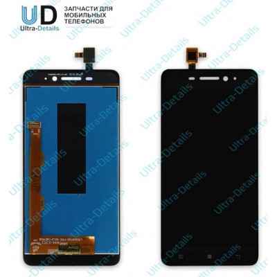 Дисплей для Lenovo S60 в сборе с тачскрином (черный)